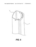 Integrated pole pad for sports support pole diagram and image