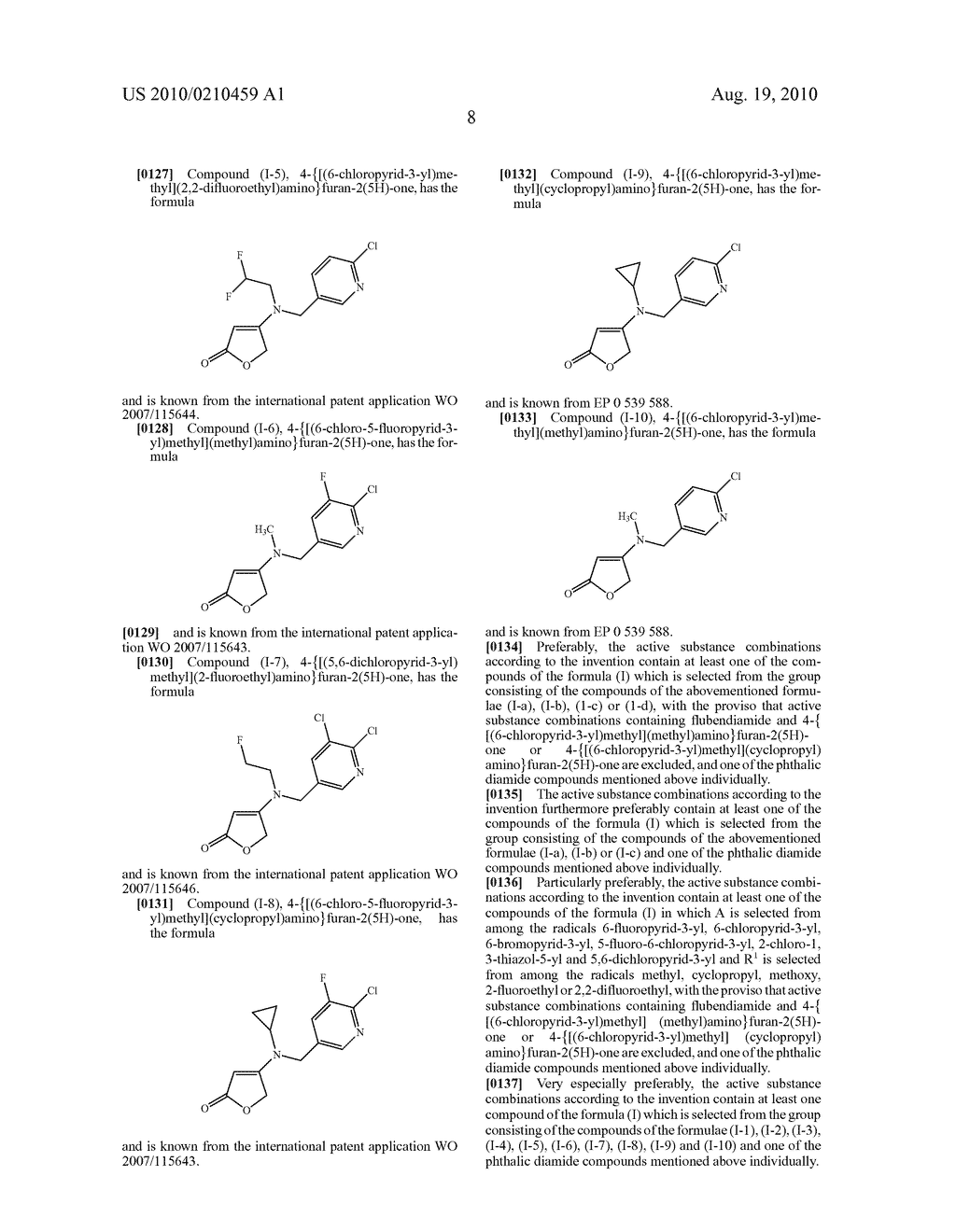 ACTIVE INGREDIENT COMBINATIONS HAVING INSECTICIDAL AND ACARICIDAL PROPERTIES - diagram, schematic, and image 09