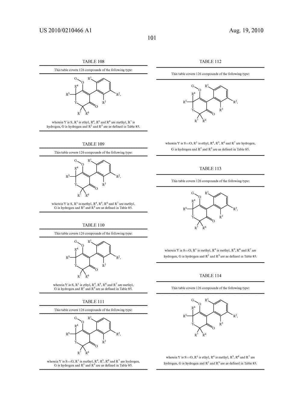 4-PHENYL-PYRANE-3,5-DIONES,4-PHENYL-THIOPYRANE-3,6-DIONES AND CYCLOHEXANETRIONES AS NOVEL HERBICIDES - diagram, schematic, and image 102