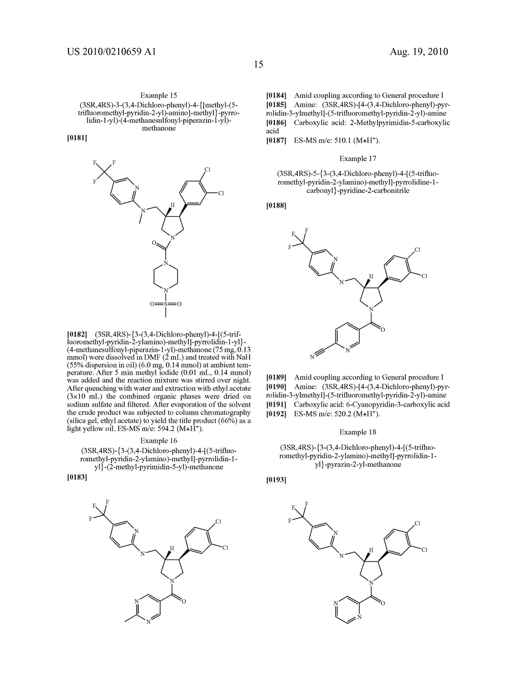 PYRROLIDINE DERIVATIVES AS NK3 RECEPTOR ANTAGONISTS - diagram, schematic, and image 16