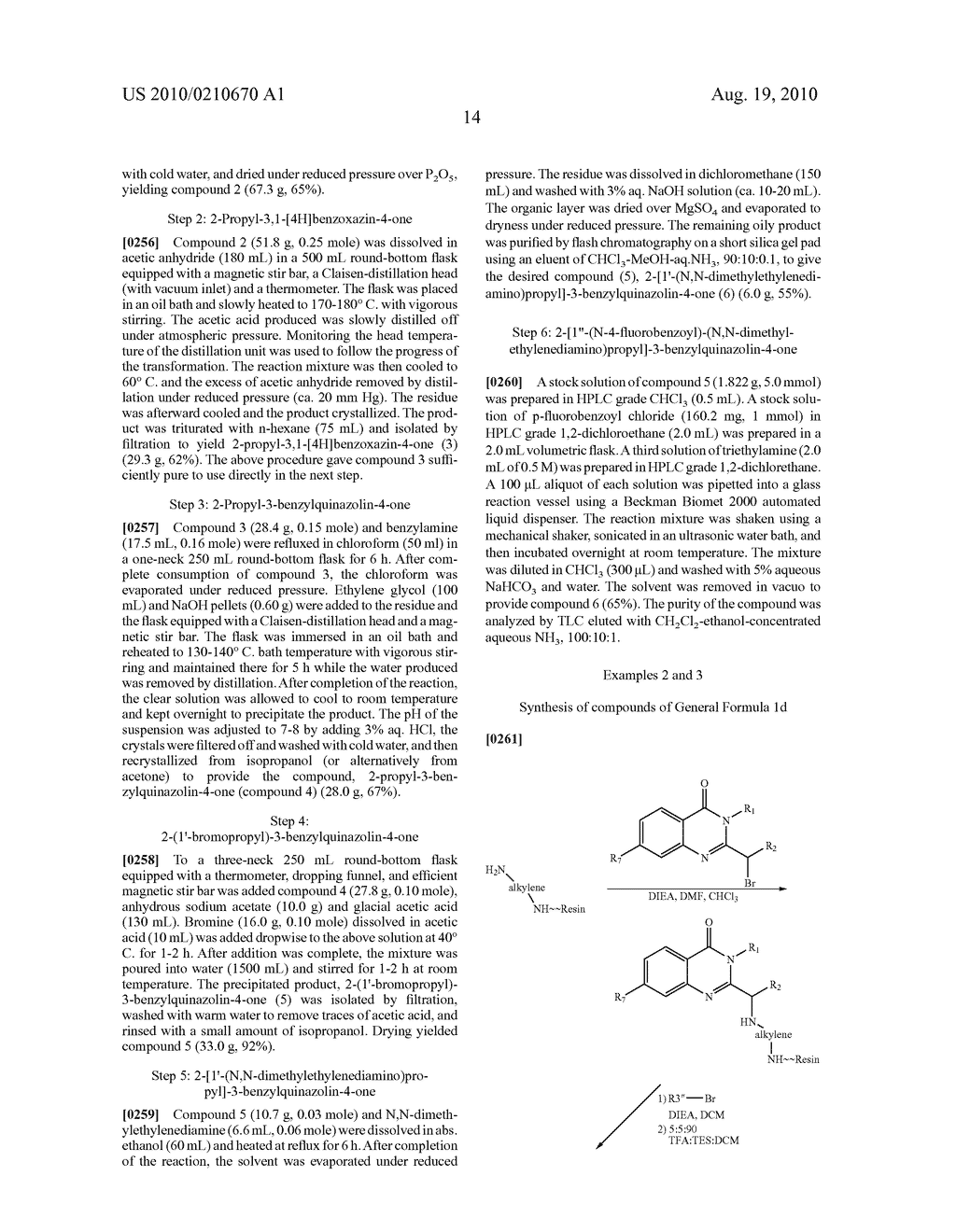 METHODS AND COMPOSTIONS UTILIZIING QUINAZOLINONES - diagram, schematic, and image 105