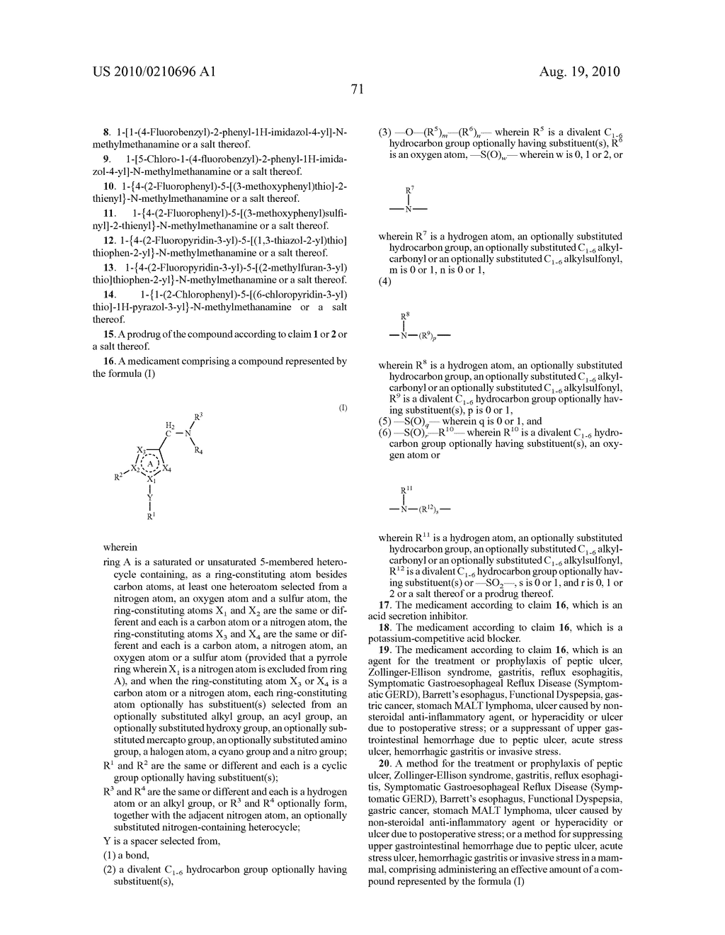 5-MEMBERED HETEROCYCLIC COMPOUND - diagram, schematic, and image 72