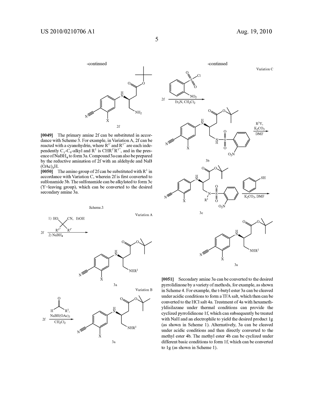 PYRROLIDINONE ANILINES AS PROGESTERONE RECEPTOR MODULATORS - diagram, schematic, and image 06