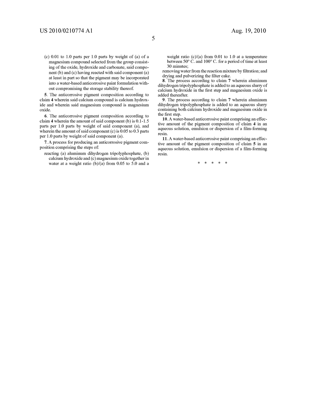 ANTICORROSIVE PIGMENT COMPOSITION AND WATER-BASED ANTICORROSIVE COATING MATERIAL CONTAINING THE SAME - diagram, schematic, and image 06