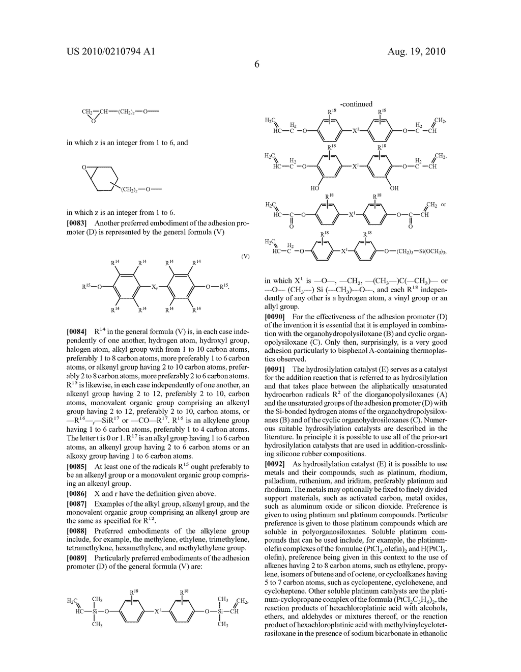 SELF-ADHESIVE ADDITION CROSS-LINKING SILICONE COMPOSITIONS - diagram, schematic, and image 08