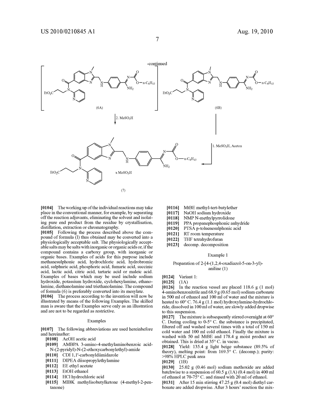  PROCESS FOR THE PREPARATION OF 4-(BENZIMIDAZOLYLMETHYLAMINO)-BENZAMIDES AND THE SALTS THEREOF - diagram, schematic, and image 08