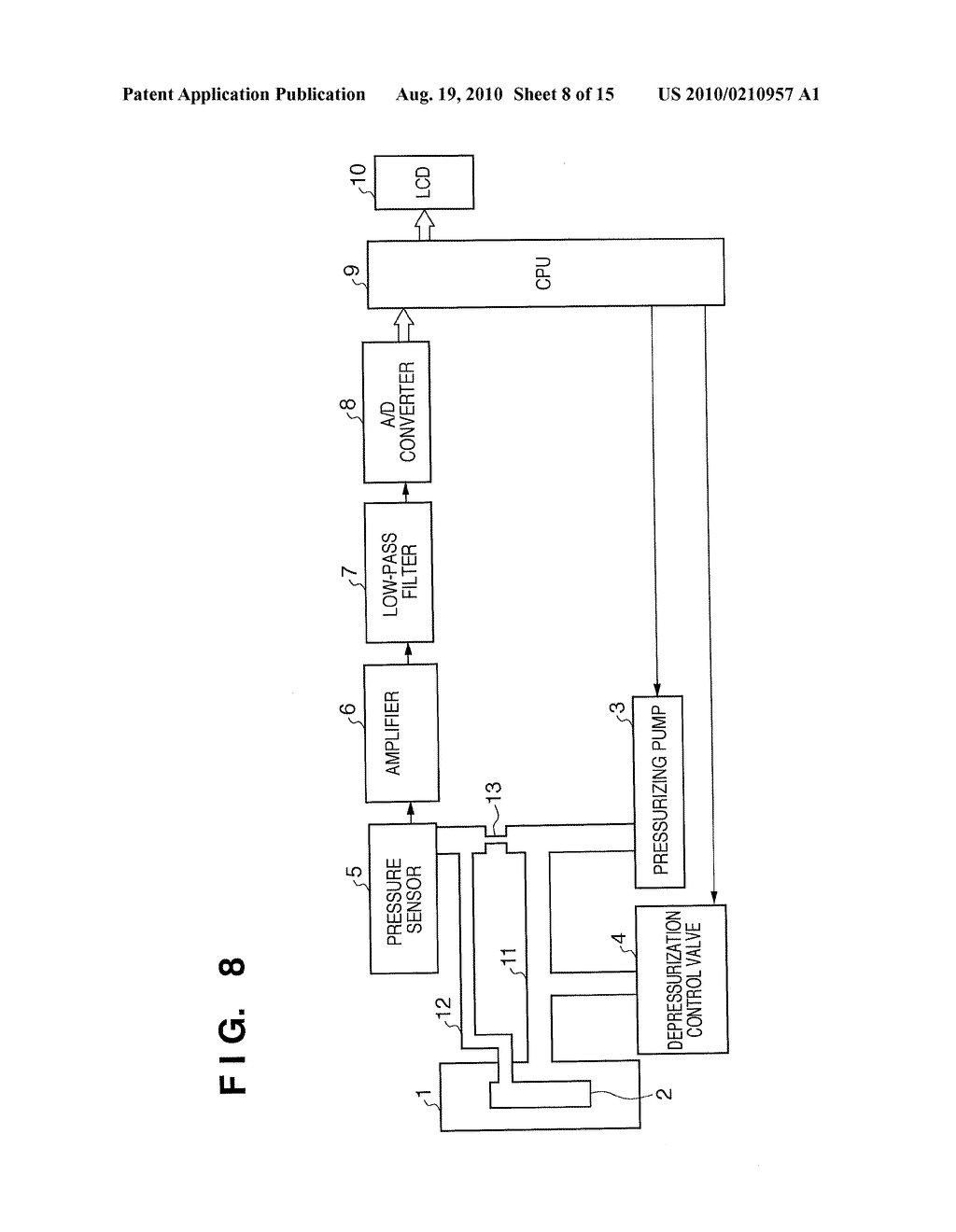 BLOOD PRESSURE MEASUREMENT DEVICE AND CONTROL METHOD OF THE SAME - diagram, schematic, and image 09