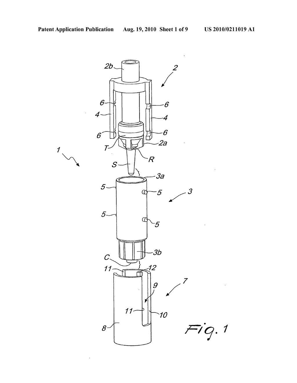 CLOSURE DEVICE FOR LINES FOR ADMINISTERING MEDICAL OR PHARMACEUTICAL FLUIDS FROM CONTAINERS OR THE LIKE - diagram, schematic, and image 02