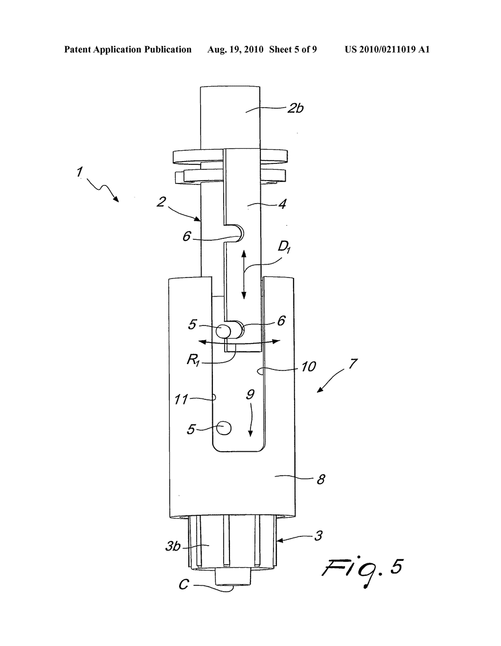 CLOSURE DEVICE FOR LINES FOR ADMINISTERING MEDICAL OR PHARMACEUTICAL FLUIDS FROM CONTAINERS OR THE LIKE - diagram, schematic, and image 06