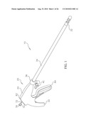 MEDICAL INSTRUMENT TO PLACE A PURSESTRING SUTURE, OPEN A HOLE AND PASS A GUIDEWIRE diagram and image