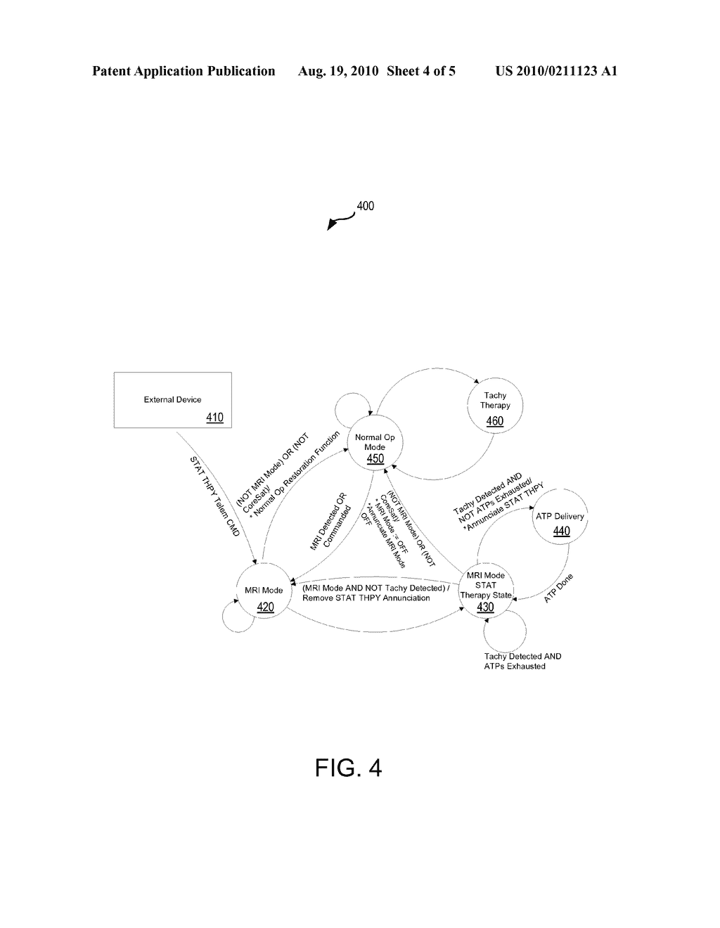 SYSTEMS AND METHODS FOR PROVIDING ARRHYTHMIA THERAPY IN MRI ENVIRONMENTS - diagram, schematic, and image 05