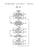 Traveling control method, medium, and apparatus for autonomous navigation diagram and image