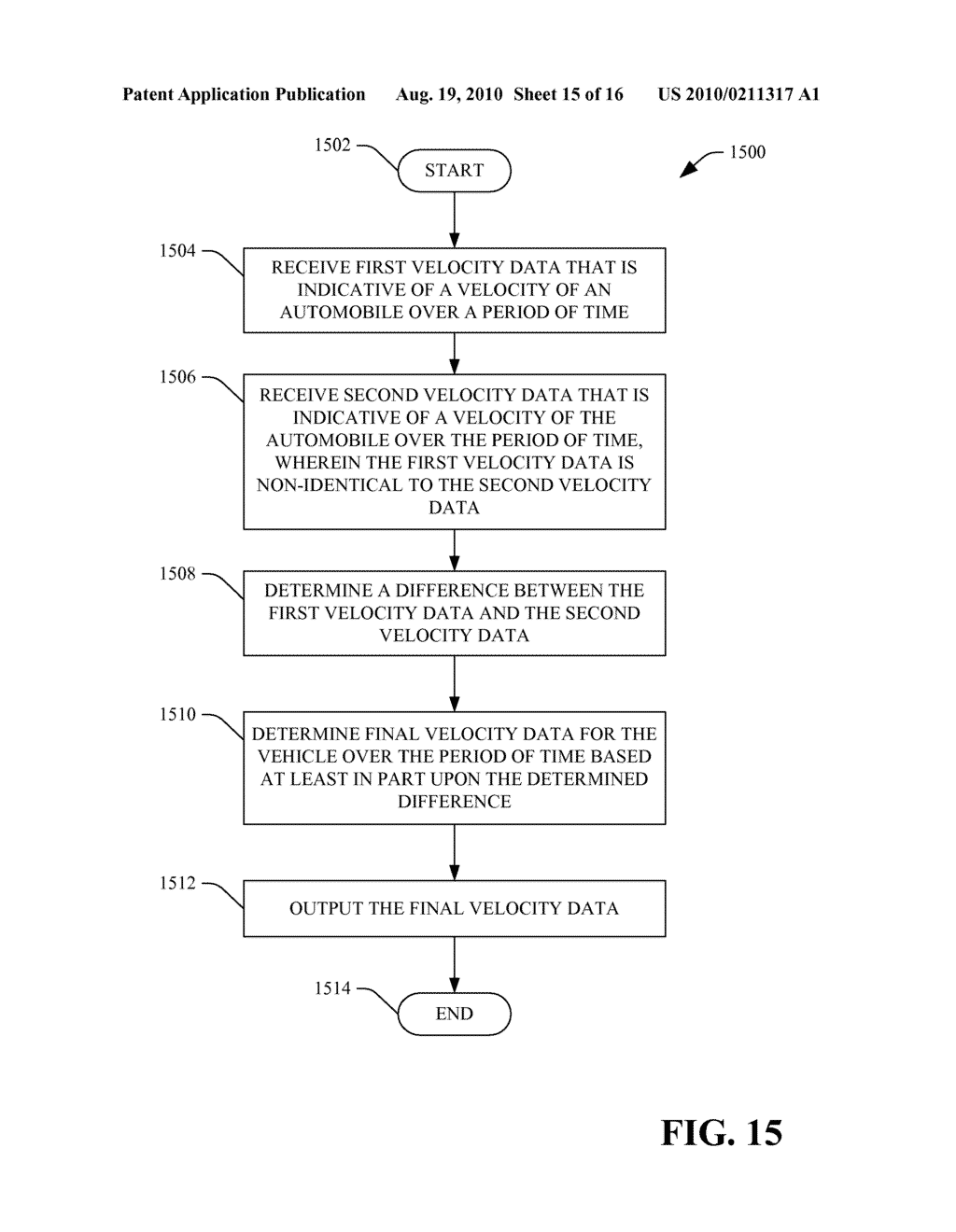 DETERMINING VELOCITY USING MULTIPLE SENSORS - diagram, schematic, and image 16