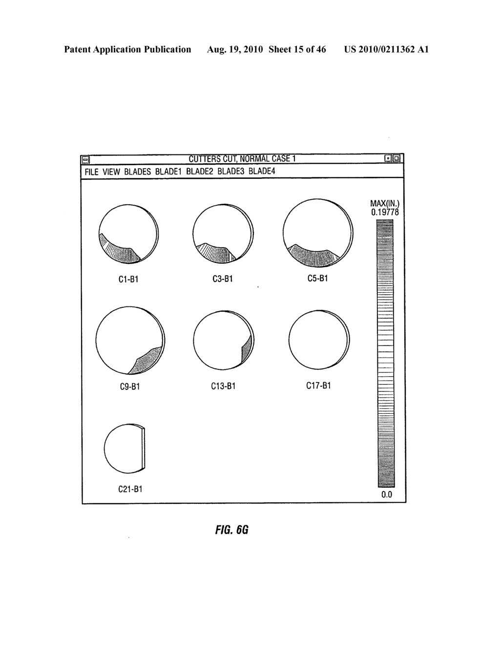 METHODS FOR MODELING, DISPLAYING, DESIGNING, AND OPTIMIZING FIXED CUTTER BITS - diagram, schematic, and image 16