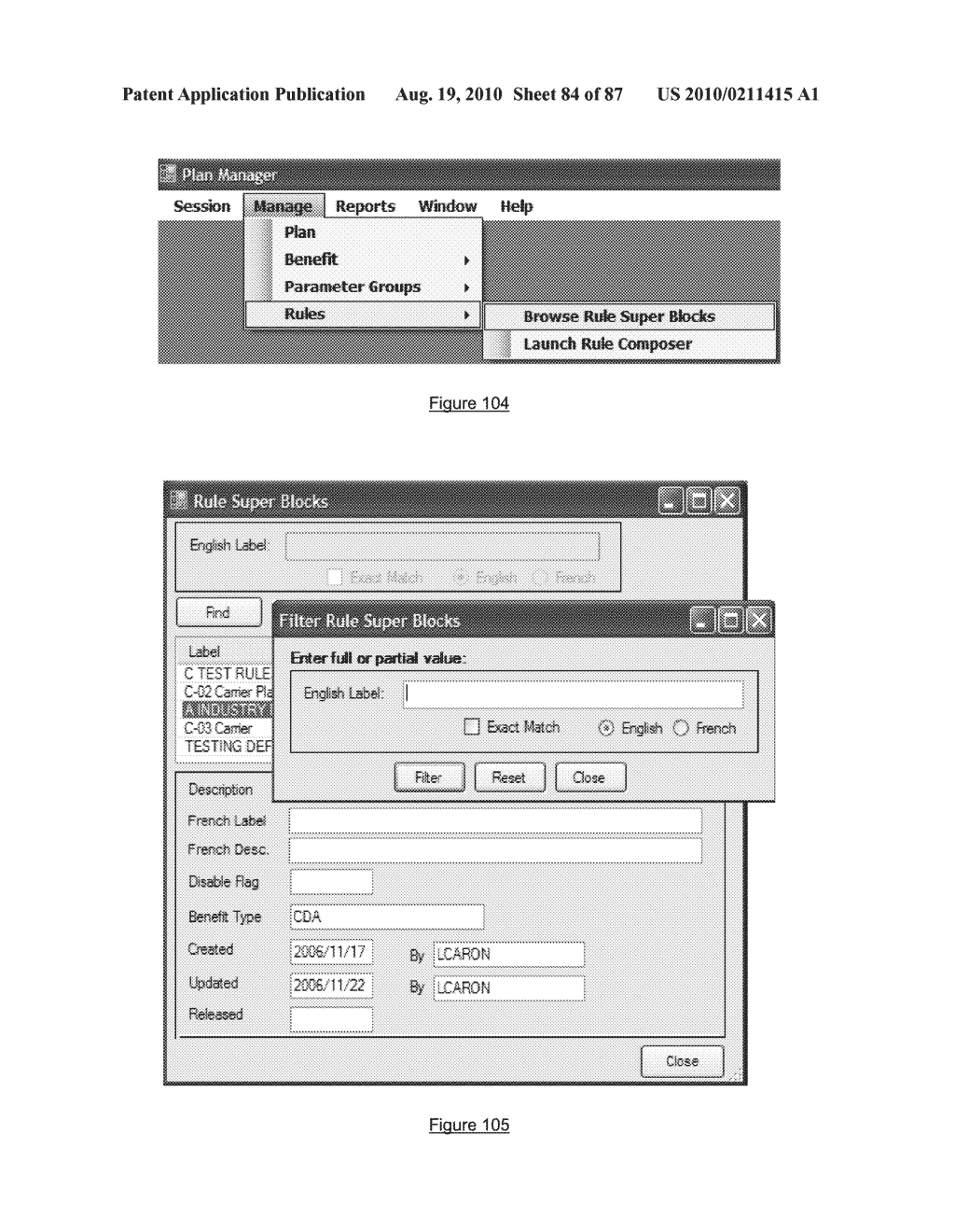 MODIFYING CONTAINERIZED PROCESSING LOGIC FOR USE IN INSURANCE CLAIM PROCESSING - diagram, schematic, and image 85