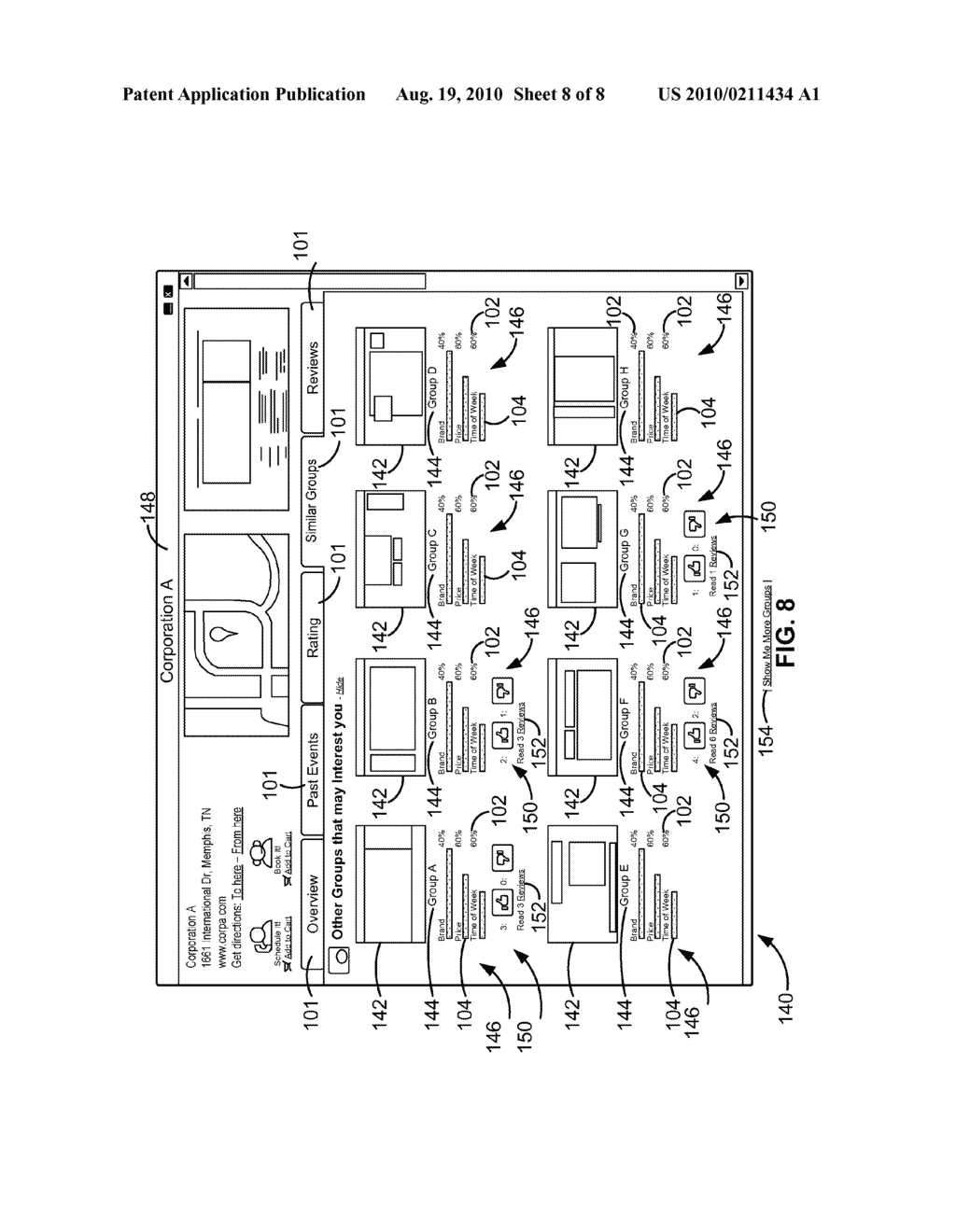 SYSTEM AND METHOD FOR GENERATING SALES LEAD INFORMATION AND USER INTERFACE FOR DISPLAYING THE SAME - diagram, schematic, and image 09