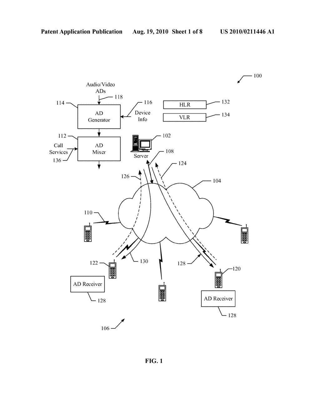 METHODS AND APPARATUS FOR ADVERTISEMENT MIXINGI N A COMMUNICATION SYSTEM - diagram, schematic, and image 02