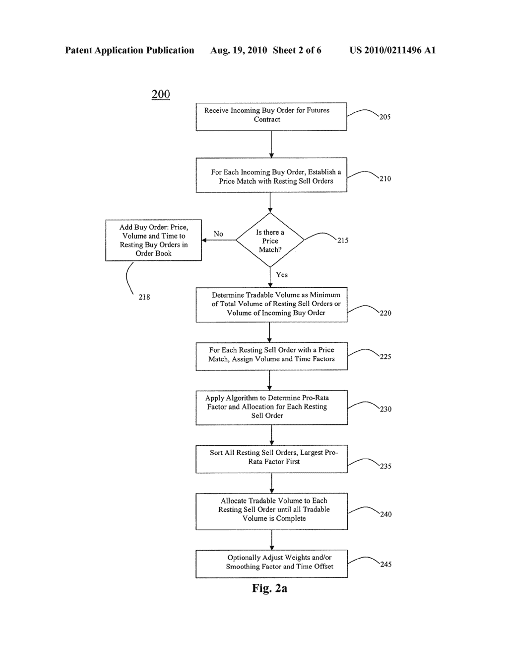 SYSTEM AND METHOD FOR FACILITATING TRADING IN AN ELECTRONIC MARKET - diagram, schematic, and image 03