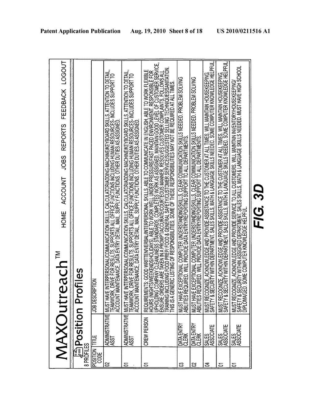 METHOD AND SYSTEM FOR MATCHING EMPLOYERS WITH JOB-SEEKING INDIVIDUALS - diagram, schematic, and image 09