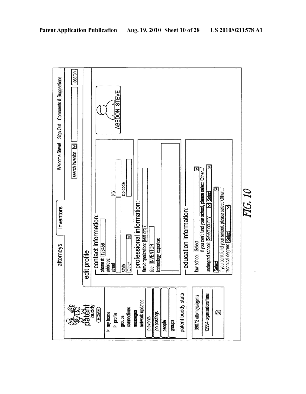 PATENT CONNECTION DATABASE - diagram, schematic, and image 11