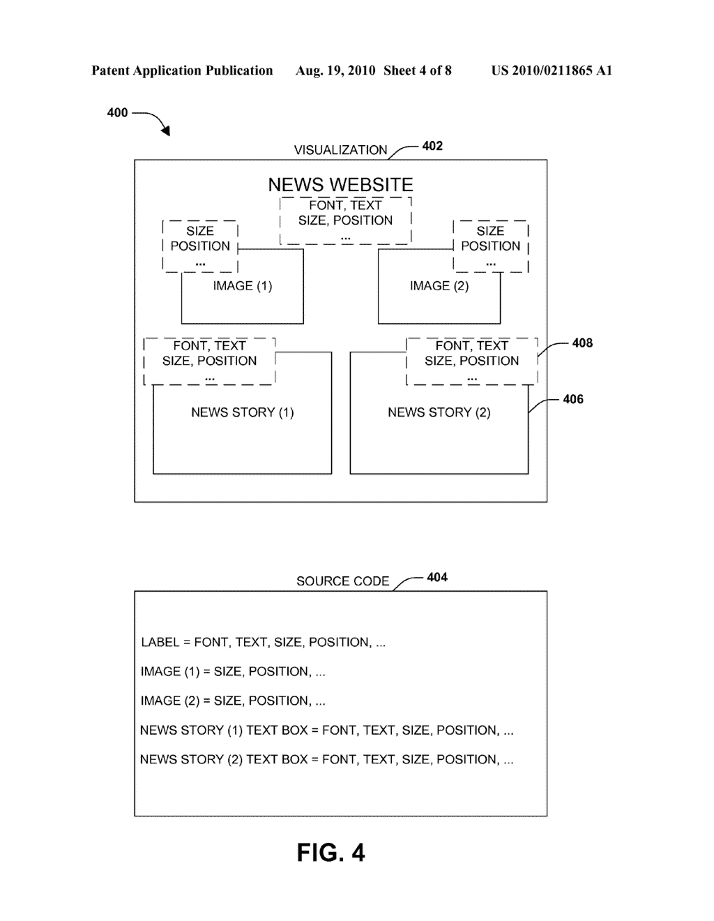 CROSS-BROWSER PAGE VISUALIZATION GENERATION - diagram, schematic, and image 05