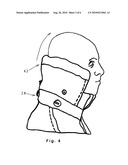 All weather protective hooded garment diagram and image