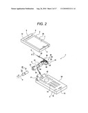 TURNING DEVICE, AND FOLDING TYPE PORTABLE TERMINAL EQUIPPED WITH THE SAME diagram and image