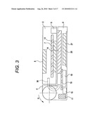 TURNING DEVICE, AND FOLDING TYPE PORTABLE TERMINAL EQUIPPED WITH THE SAME diagram and image