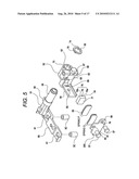 TURNING DEVICE, AND FOLDING TYPE PORTABLE TERMINAL EQUIPPED WITH THE SAME diagram and image