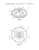 FASTENING ASSEMBLY FOR SECURING FLOOR MAT TO CARPET diagram and image