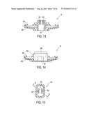 FASTENING ASSEMBLY FOR SECURING FLOOR MAT TO CARPET diagram and image