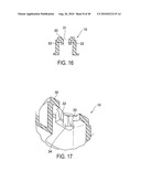 FASTENING ASSEMBLY FOR SECURING FLOOR MAT TO CARPET diagram and image