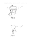 FASTENING ASSEMBLY FOR SECURING FLOOR MAT TO CARPET diagram and image