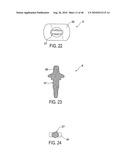 FASTENING ASSEMBLY FOR SECURING FLOOR MAT TO CARPET diagram and image