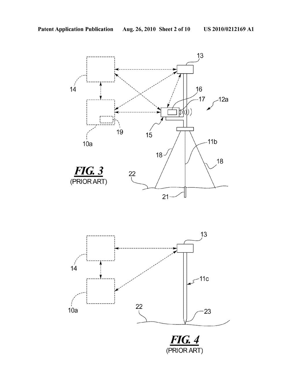 Reflector Target Tripod for Survey System with Light Emitter and Pivoting Bracket for Enhanced Ground Marking Accuracy - diagram, schematic, and image 03