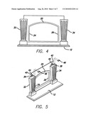 SPECIAL BRACKET AND METHOD FOR INSTALLING A MODULAR FIREPLACE MANTEL diagram and image