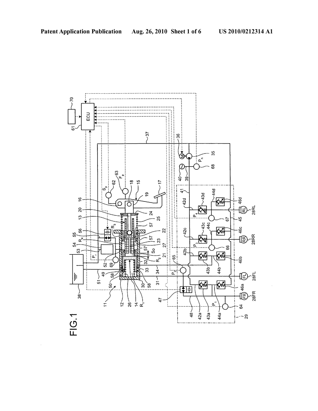 BRAKE SYSTEM FOR VEHICLE - diagram, schematic, and image 02