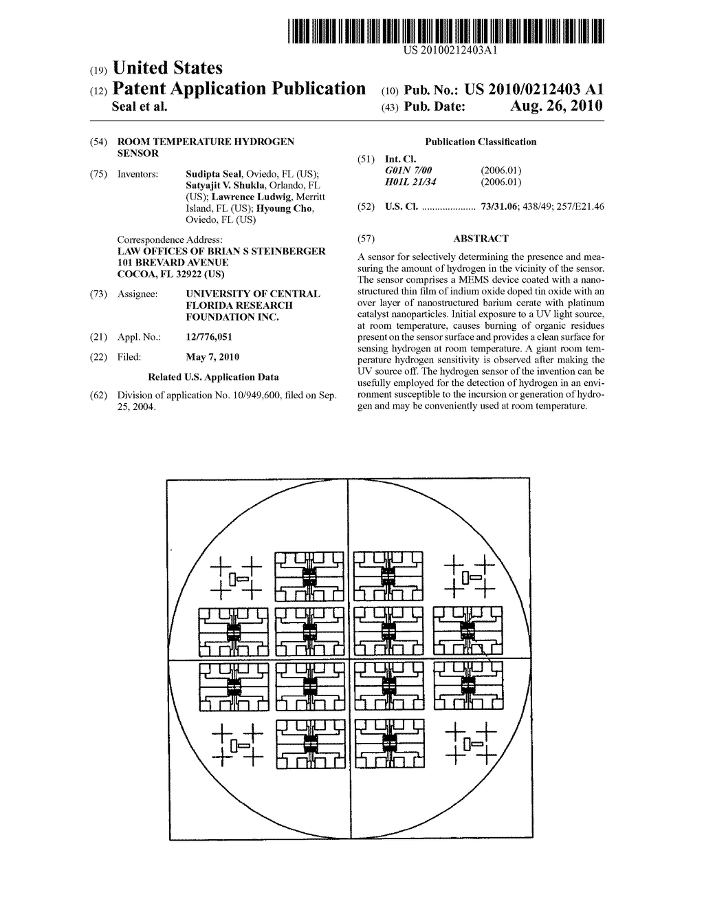 Room Temperature Hydrogen Sensor - diagram, schematic, and image 01