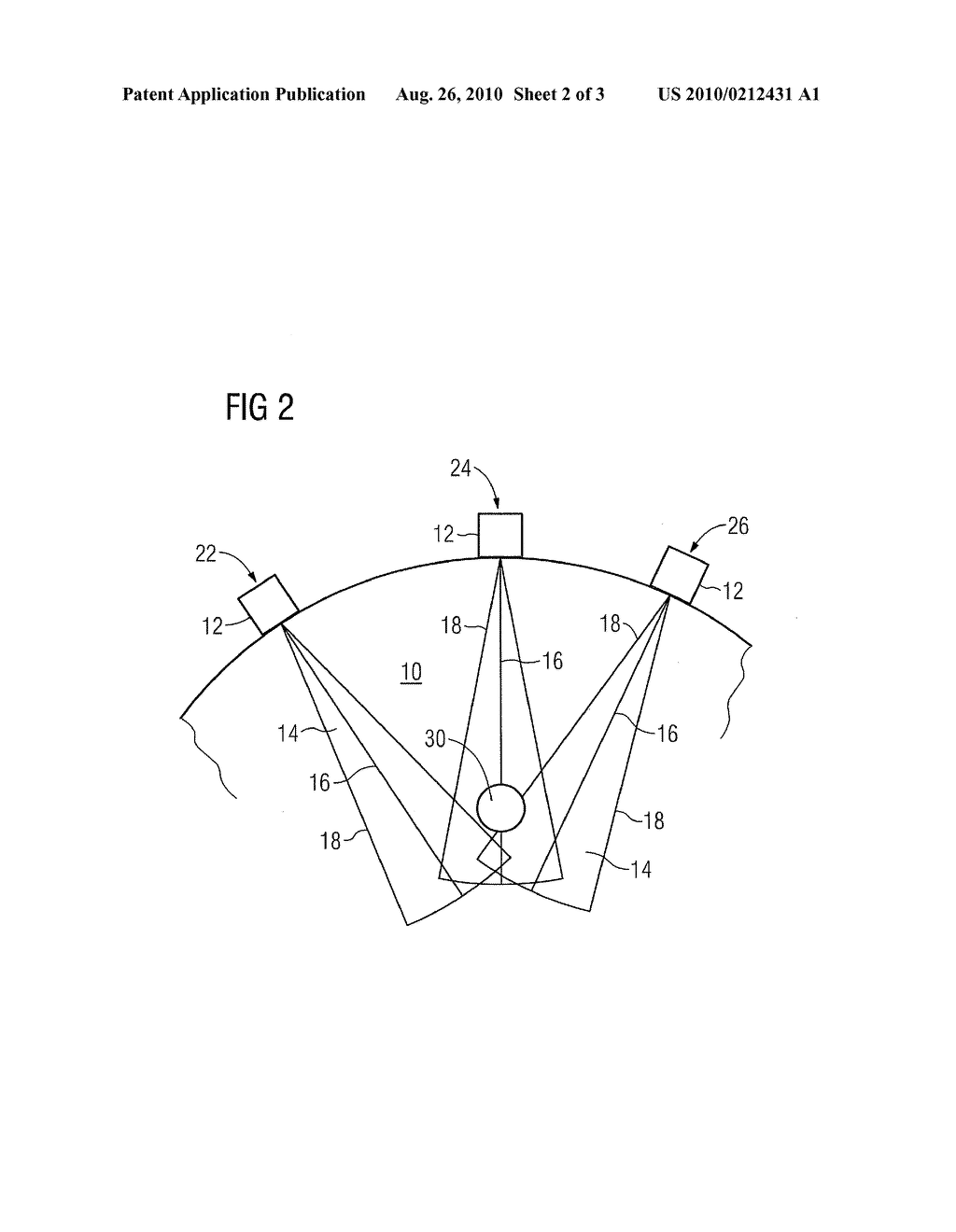 Method and apparatus for the non-destructive material testing of a test object using ultrasonic waves - diagram, schematic, and image 03