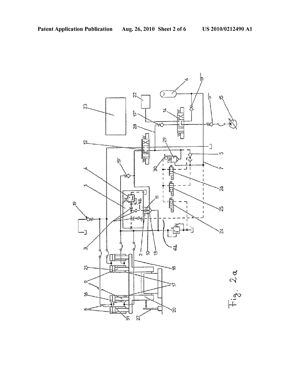 CONTROL APPARATUS AND CONTROL METHOD FOR A PISTON/CYLINDER ARRANGEMENT - diagram, schematic, and image 03