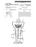 Cooking apparatus with charcoal starting device diagram and image