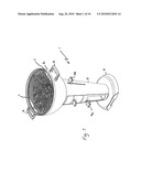 Cooking apparatus with charcoal starting device diagram and image