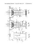 Cooking apparatus with charcoal starting device diagram and image