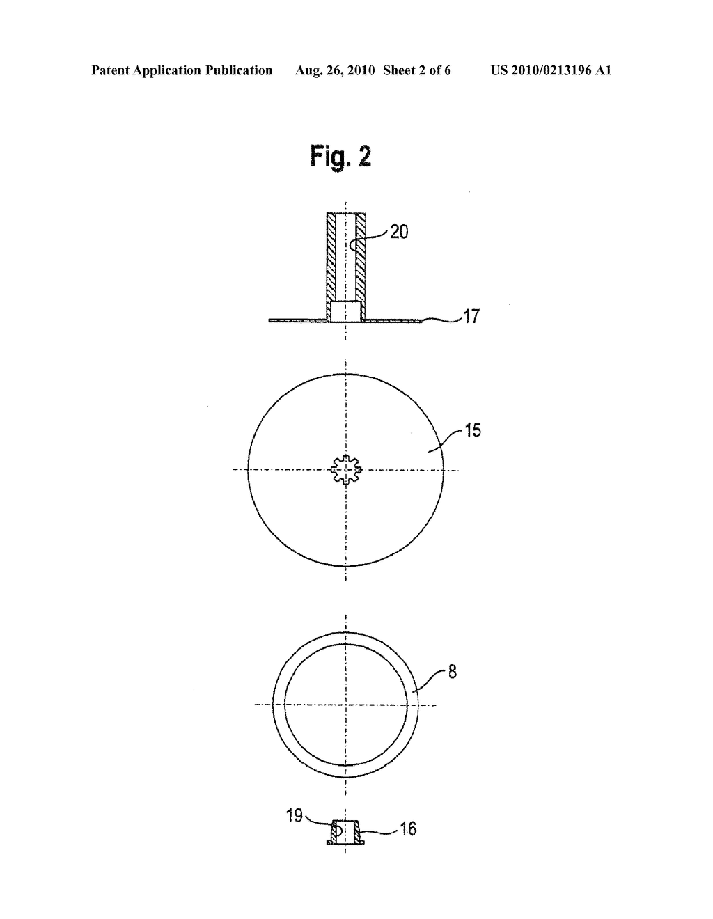 CONTAINER FOR HOLDING A FLUID AND AN ASSEMBLY OF A CONTAINER AND AN OUTLET - diagram, schematic, and image 03