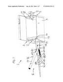 Device for discharge or outfeed and discharge means for such device diagram and image