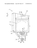 Device for discharge or outfeed and discharge means for such device diagram and image