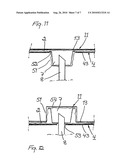 Device for discharge or outfeed and discharge means for such device diagram and image