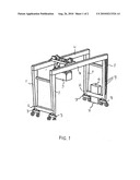 ARRANGEMENT FOR INSTALLING CABLES ON OUTER SURFACES OF CRANE STRUCTURES diagram and image