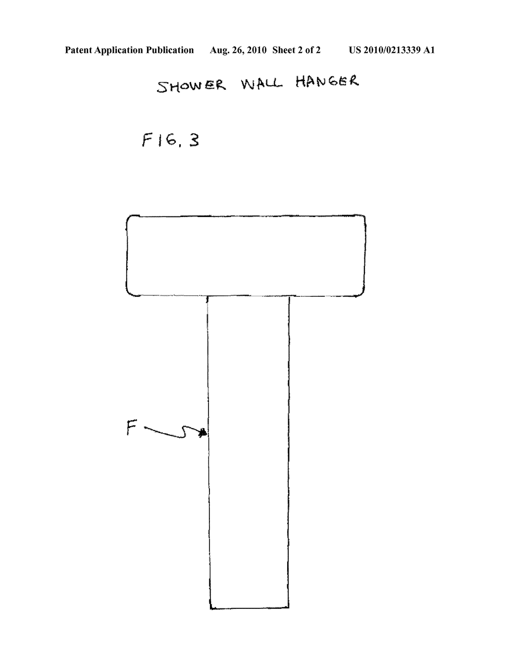 Shower Wall Hanger - diagram, schematic, and image 03