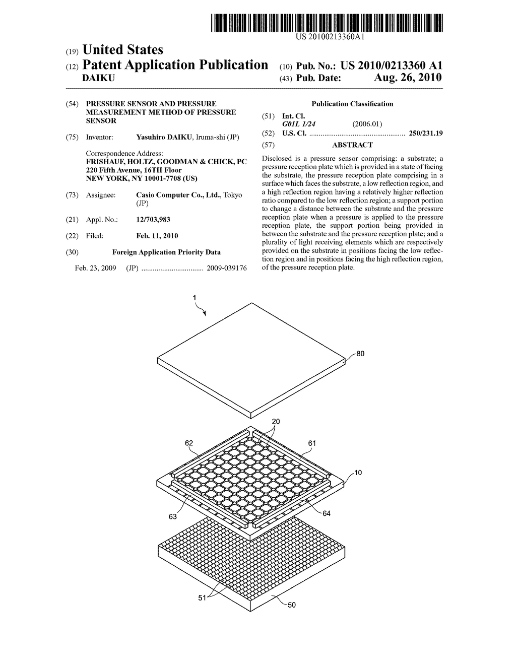 PRESSURE SENSOR AND PRESSURE MEASUREMENT METHOD OF PRESSURE SENSOR - diagram, schematic, and image 01